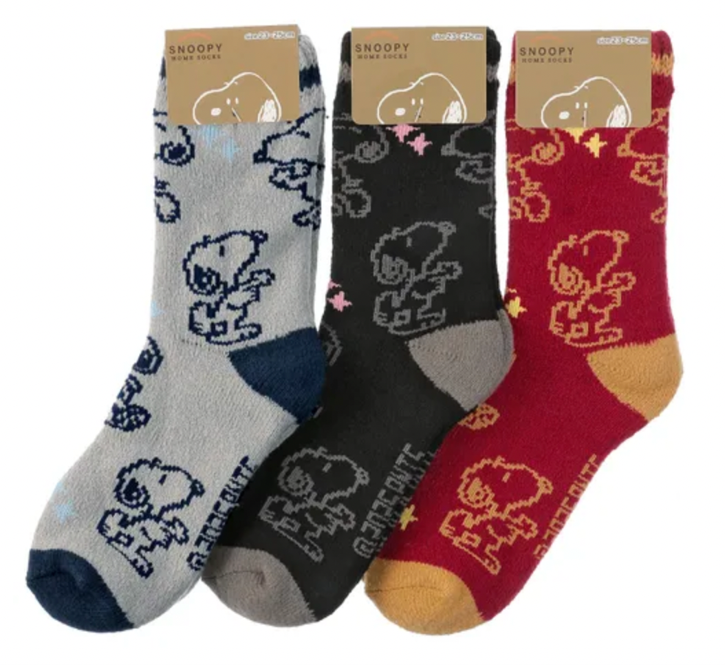 Snoopy Pattern 襪 3對套裝