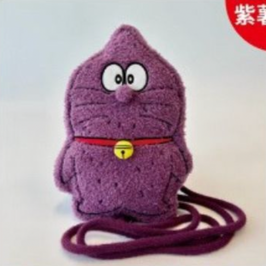 100%多啦A夢&Friends巡迴特展武漢商品-紫薯斜孭袋