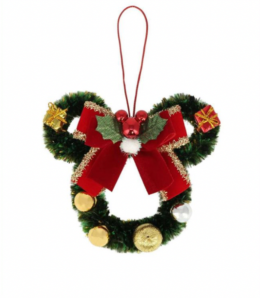 2025 東京DISNEY CHRISTMAS 米奇聖誕花圈