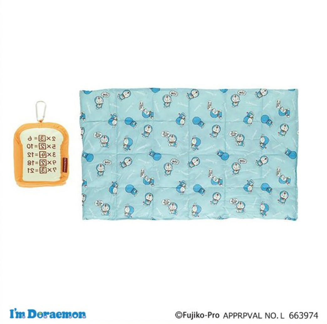 多啦A夢記憶麵包Blanket 連收網袋