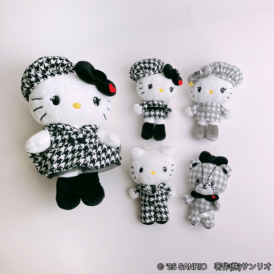 (1-2月到貨)Hello Kitty莫內風千鳥紋黑白時尚系列