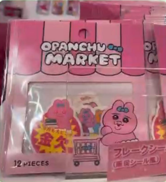 Opanchu 底褲兔Pop up Store 限定貼紙包