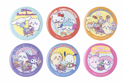 Chiikawa x Sanrio 零食Badge