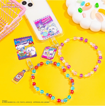Chiikawa x Sanrio 零食手機掛繩