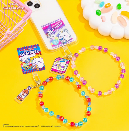 Chiikawa x Sanrio 零食手機掛繩
