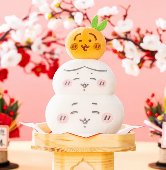 Chiikawa 新春鏡餅三主公仔
