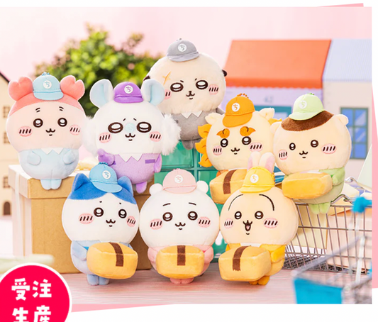 (4月到貨)Chiikawa 5周年 速遞員公仔掛飾