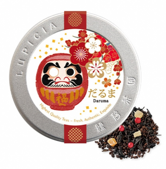 Lupicia 必勝祈願達摩鐵罐茶葉