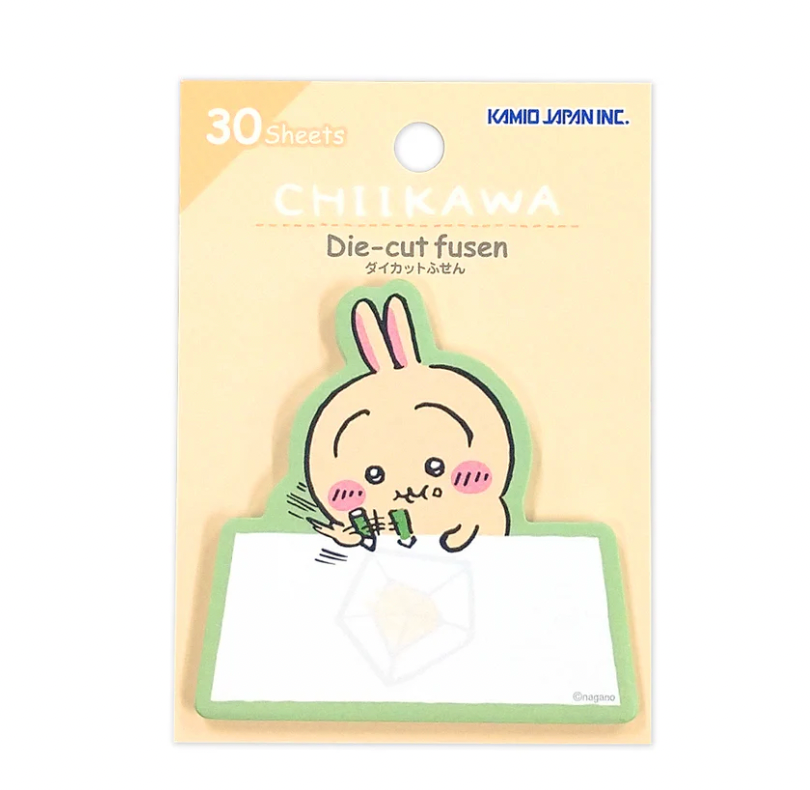 Chiikawa 兔兔寫字 Die-Cut Memo