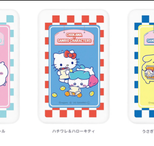 Chiikawa 超市系列 行動充電器/尿袋 5000mAh MagSafe Hello Kitty&小八