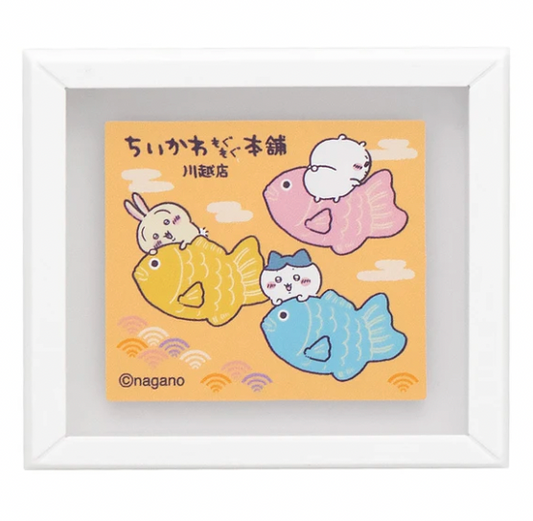 Chiikawa Mogumogu本舖京都伏見店 鯛魚迷你相框磁石貼