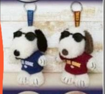 (6月預訂)Snoopy College Style Joe Cool公仔掛飾