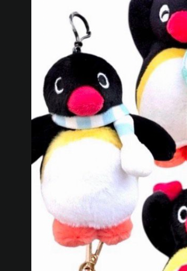 韓版 Pingu 公仔掛飾 圍巾款