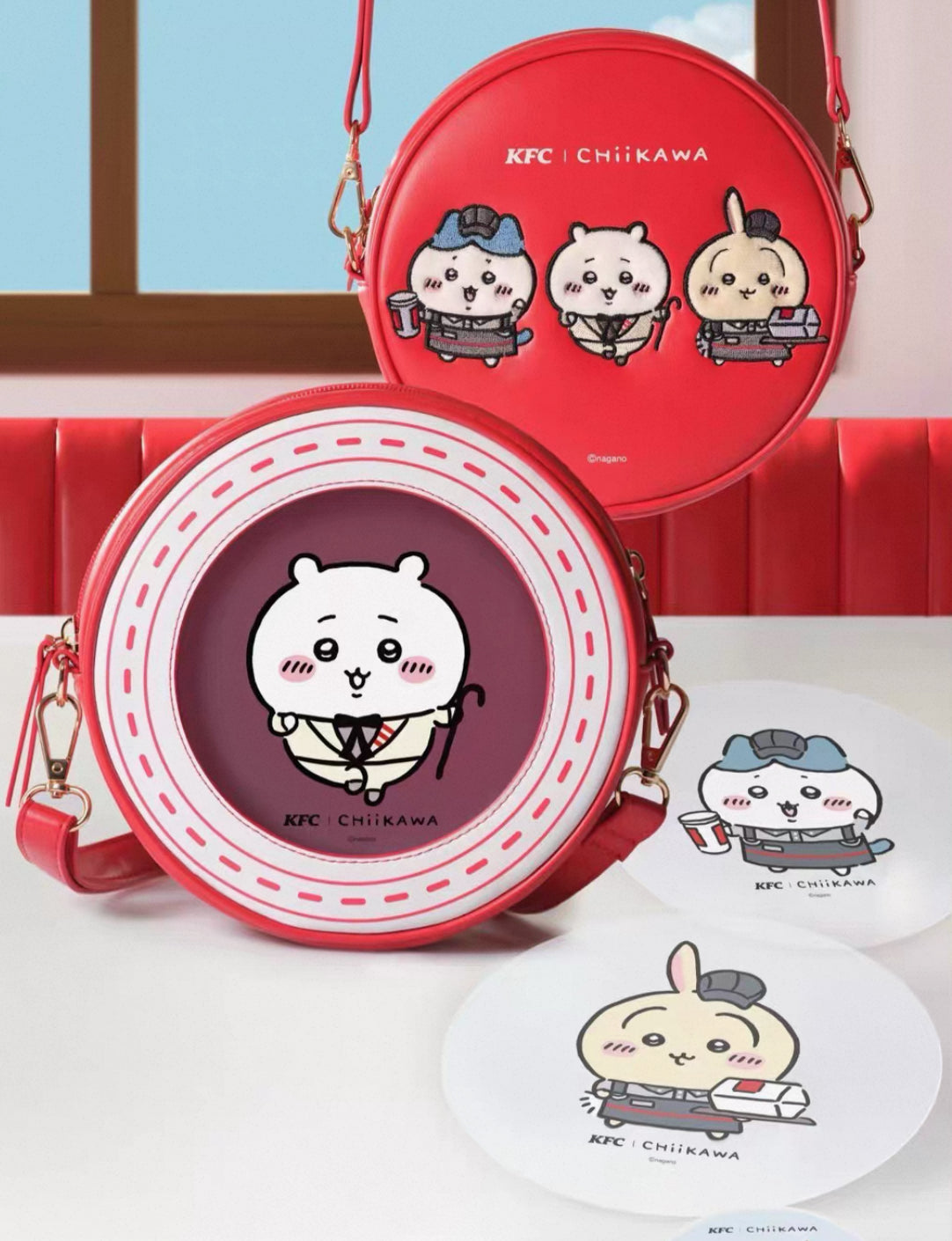 KFC x Chiikawa 斜孭袋連角色替換卡