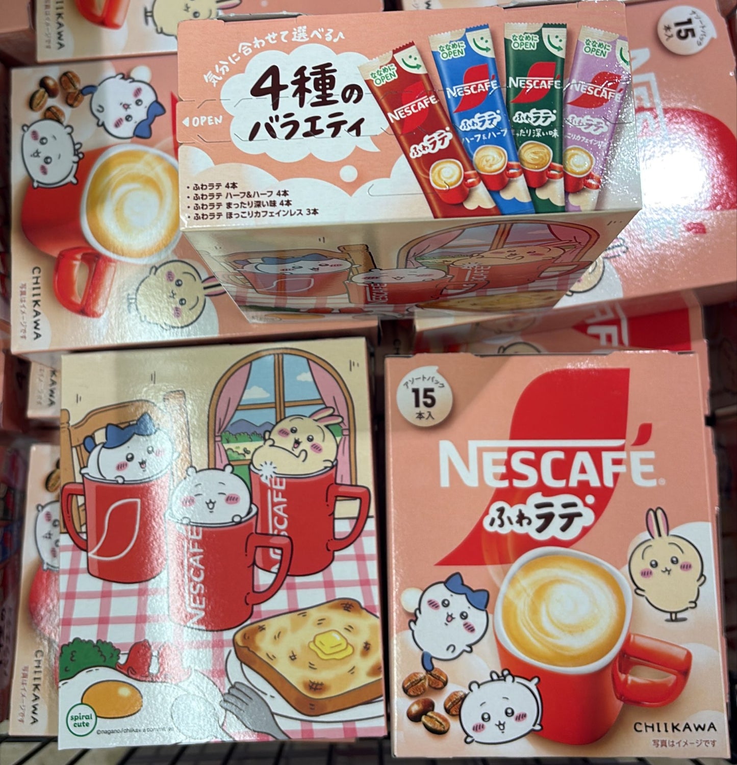 Chiikawa x Nescafe 即沖咖啡拿鐵 15包入