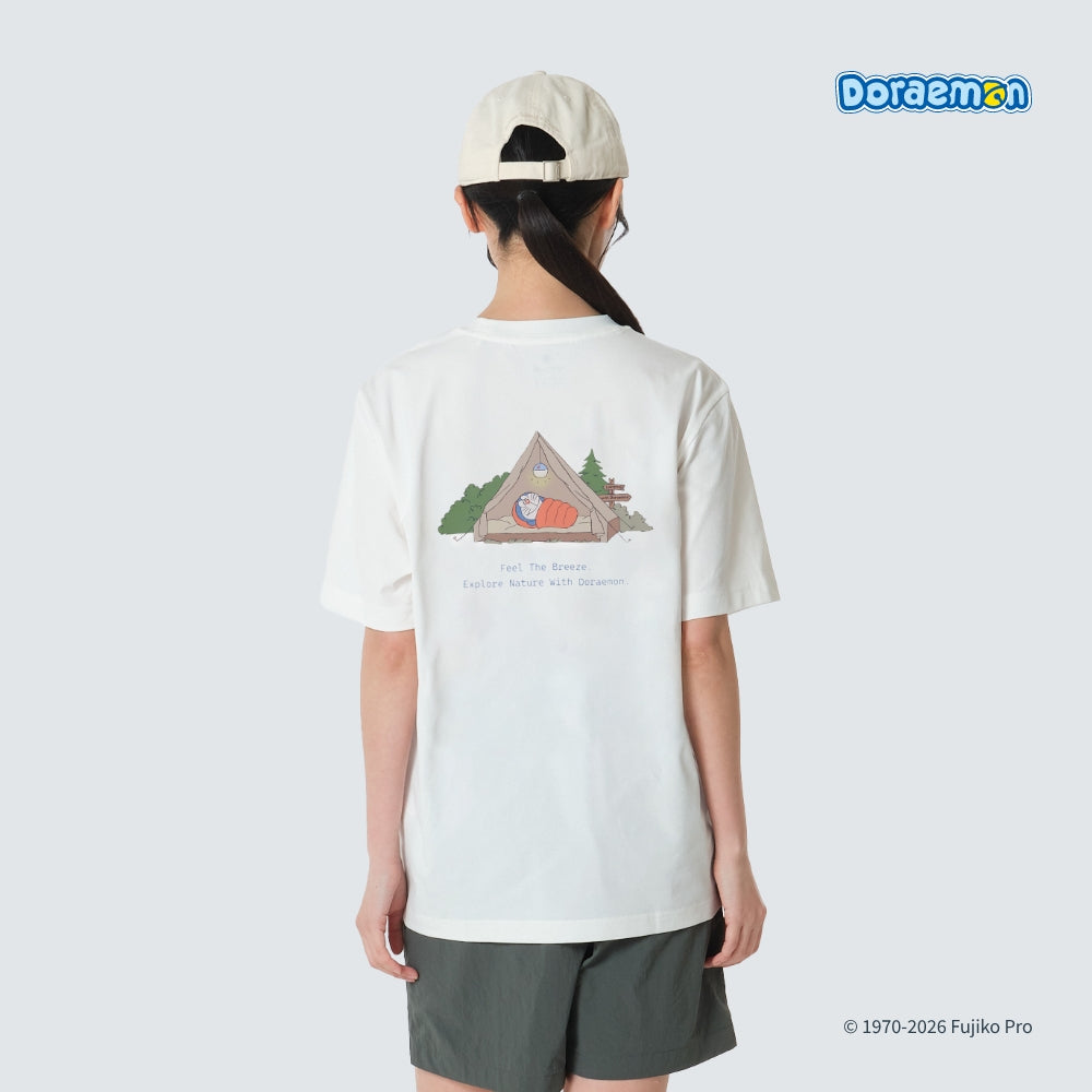 多啦A夢 x Snow Peak 韓國限定成人T-Shirt 訓睡袋款