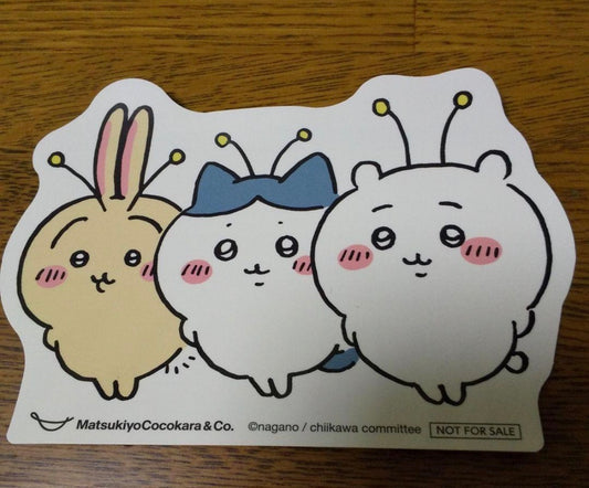 Chiikawa x 松本清限定 絕版貼紙(Die-Cut)