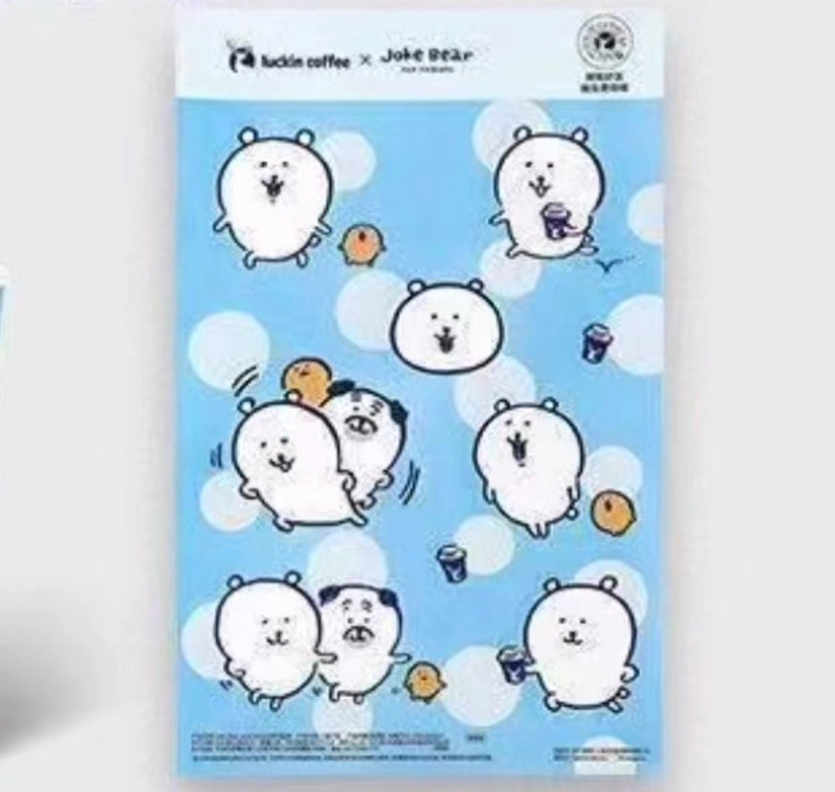 Nagano Characters x 瑞幸咖啡 貼紙