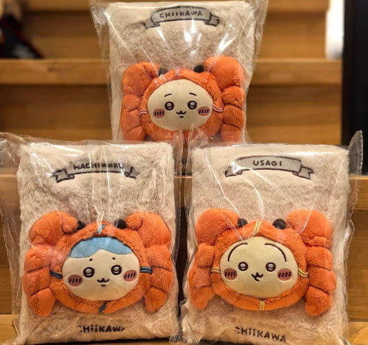 Chiikawa 上海限定 大閘蟹毛毛筆記簿