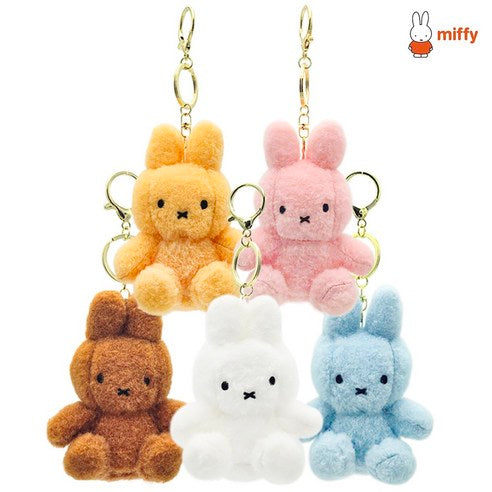 Miffy 韓國限定 8cm毛毛坐坐公仔掛飾