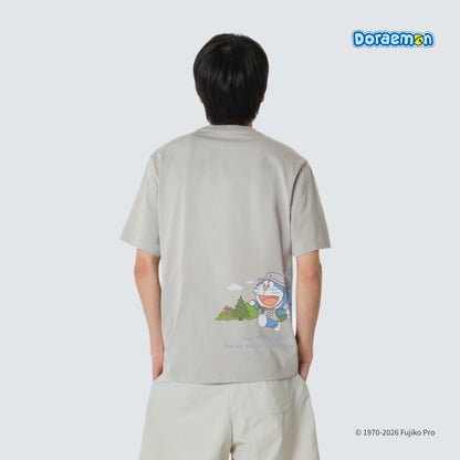 多啦A夢 x Snow Peak 韓國限定成人T-Shirt 去露營款￼