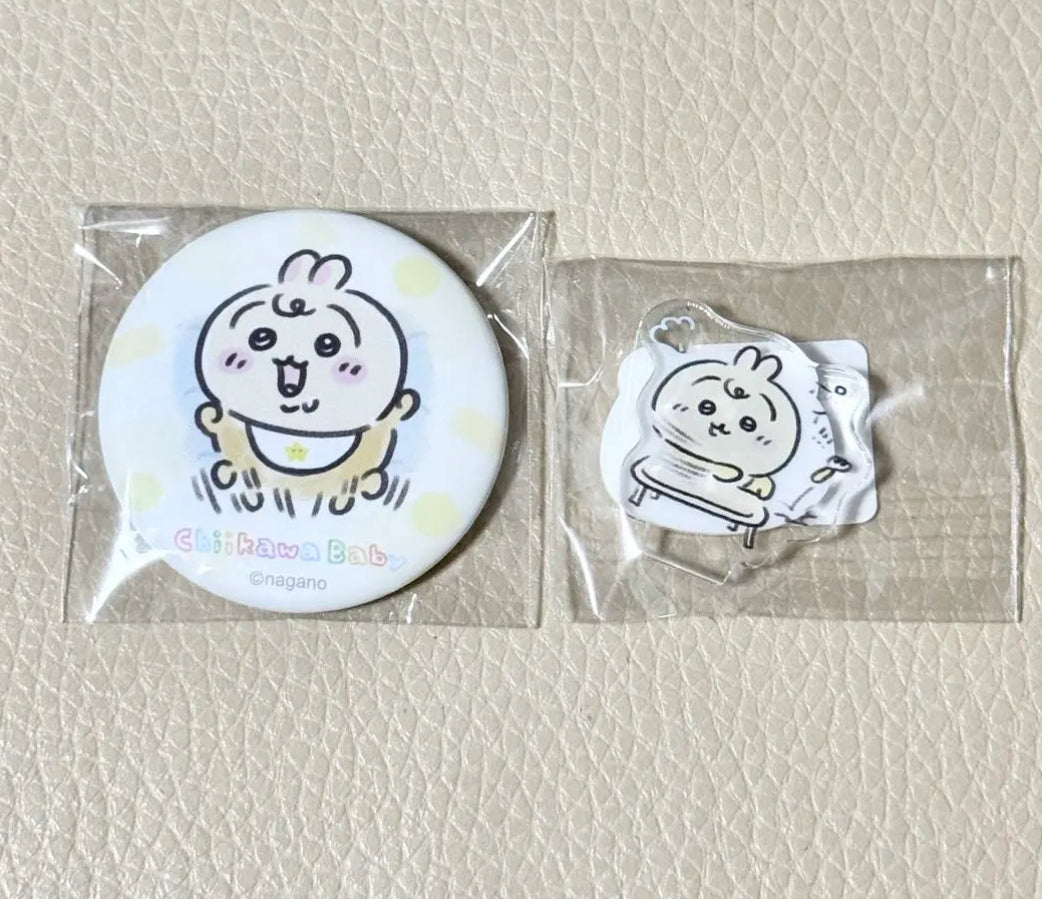 Chiikawa Baby 特典限定 兔兔襟章&立牌套裝