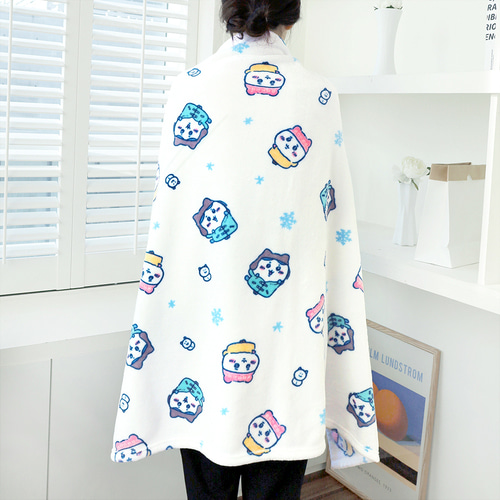 韓國Chiikawa 冬日雪花毛毯 140x100cm