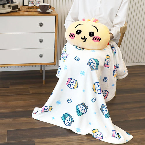 韓國Chiikawa 冬日雪花毛毯 140x100cm