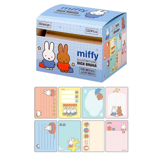 Miffy 韓國限定 Sticker Memo 120張入