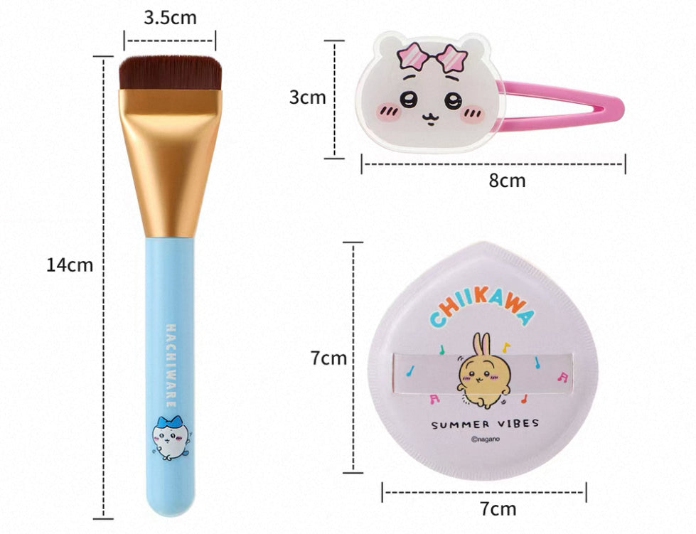 Miniso x Chiikawa 抗菌底妝套裝