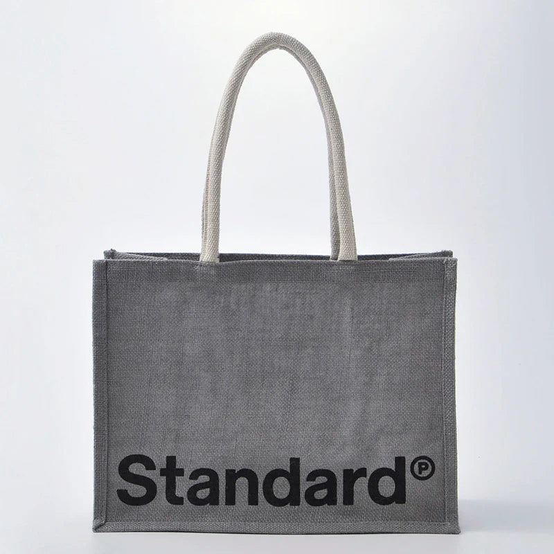 Standard Product 黃麻手提袋 灰色