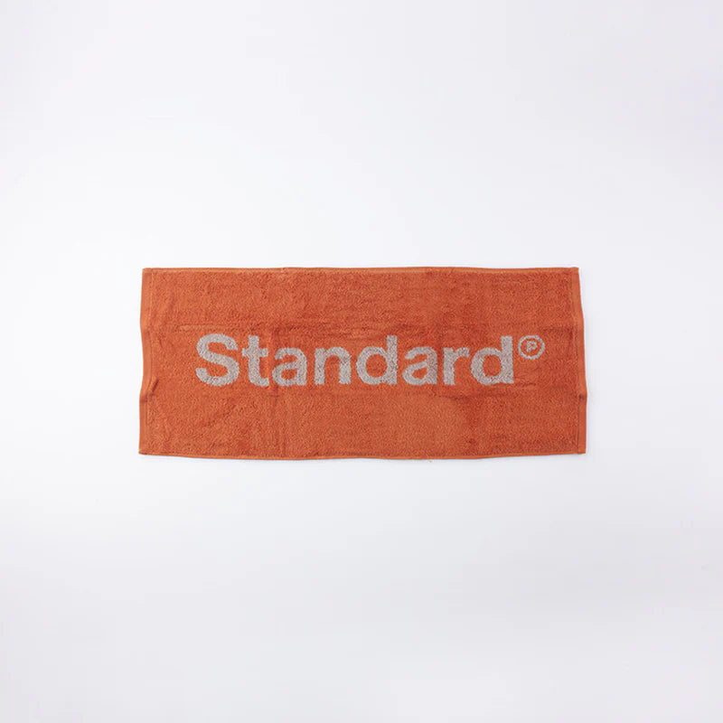 Standard Product 有機棉LOGO臉巾 橙色