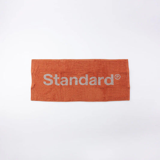 Standard Product 有機棉LOGO臉巾 橙色