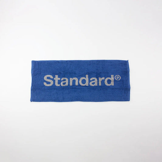 Standard Product 有機棉LOGO臉巾 藍色