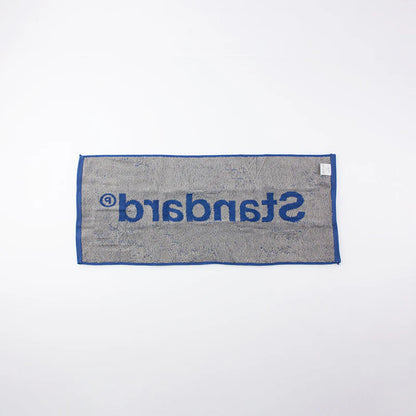 Standard Product 有機棉LOGO臉巾 藍色