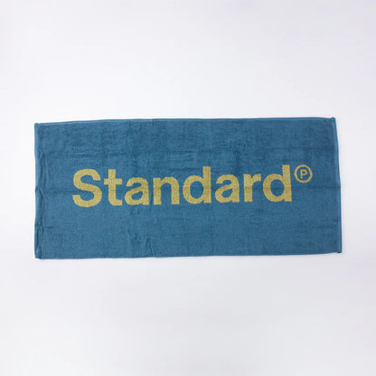 Standard Product 有機棉LOGO浴巾 藍黃色