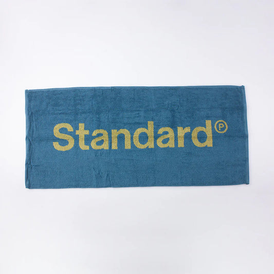 Standard Product 有機棉LOGO浴巾 藍黃色