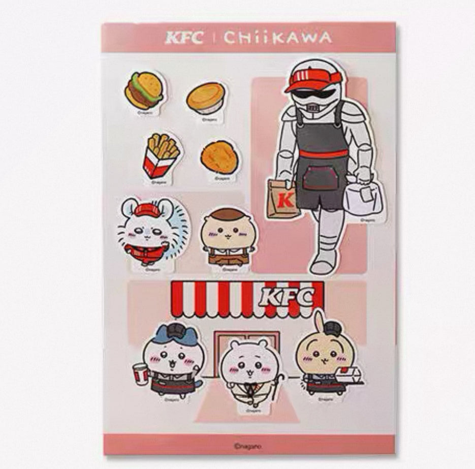 KFC x Chiikawa 貼紙