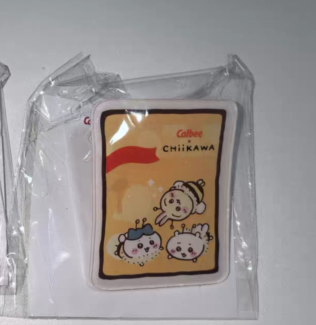 Chiikawa 內地Calbee限定 蜜蜂薯片夾(三主)