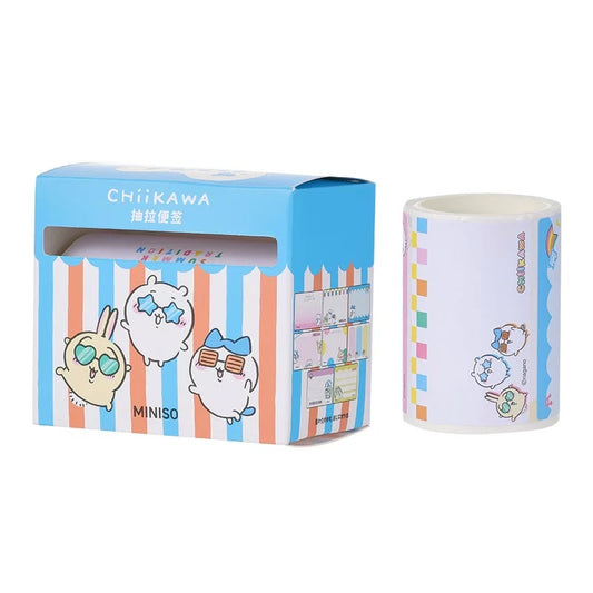 Miniso x Chiikawa 夏日抽拉便利貼