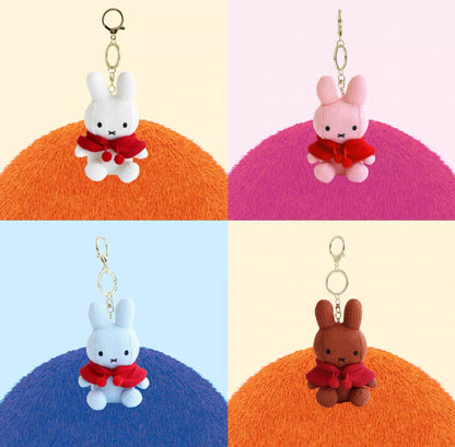 Miffy 韓國限定 紅色披肩針織公仔掛飾
