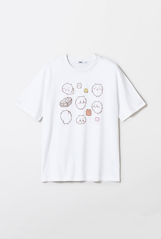 Chiikawa x Spao T-shirt 不同姿勢小可愛