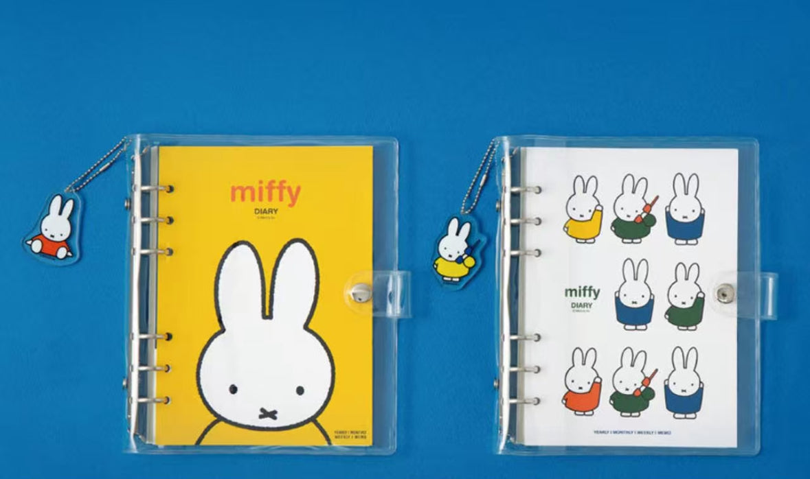 Miffy 韓國限定 無日期手帳Schedule Book連3張貼紙
