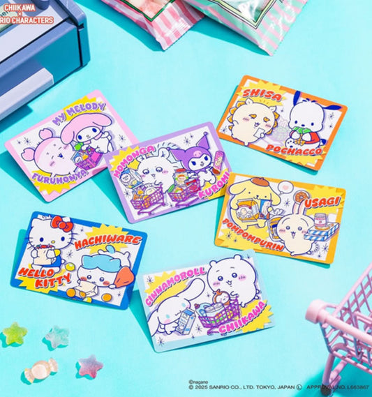 Chiikawa x Sanrio 零食Point Card 原盒