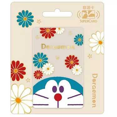 多啦A夢 台灣悠遊卡 日式和風花花