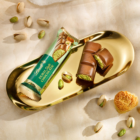 日本Lindt 杜拜開心果朱古力 Bar