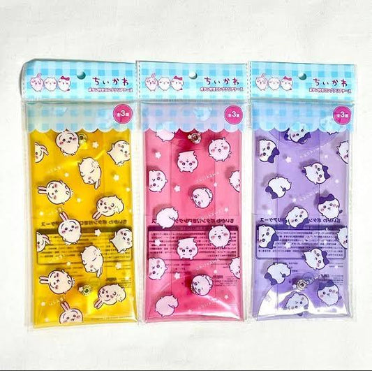 Chiikawa 按鈕透明收納袋Pouch