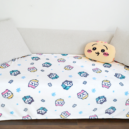 韓國Chiikawa 冬日雪花毛毯 140x100cm