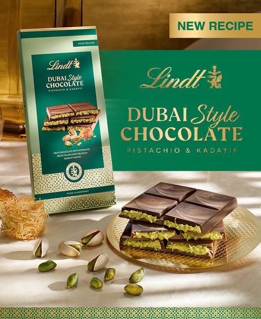 日本Lindt 杜拜開心果朱古力 排裝