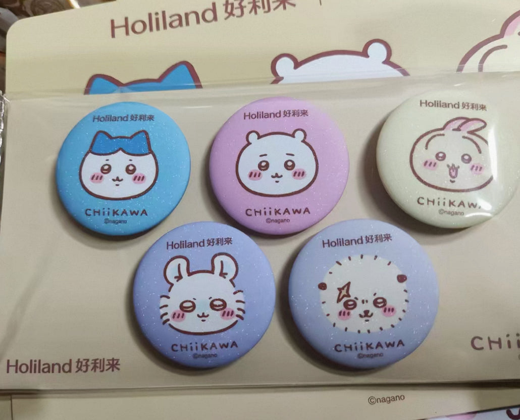 Holiland 好利來 x Chiikawa 襟章5個裝